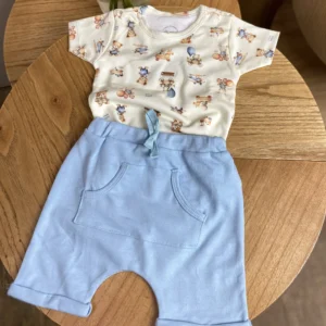 Kit Body e Shorts Ursinho Toys Mini Bear - GG